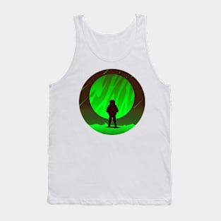 Space Astronaut Landscape Tank Top